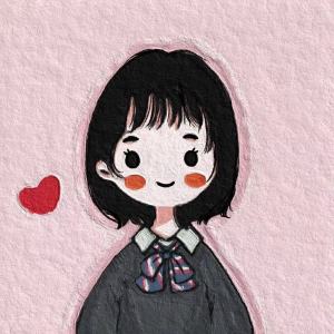 抖音手绘头像情侣卡通简约图片大全无水印完整版图片1