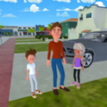 虚拟爸爸梦想中的家庭生活游戏