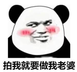 抖音谁拍我谁就做我老婆表情包高清无水印完整版图片3