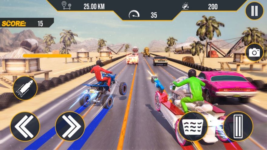 亚视四脚踏车交通杀手游戏最新安卓版图片3