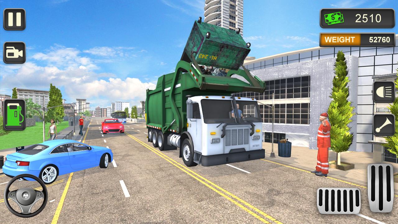 垃圾卡车模拟器游戏中文手机版图片1
