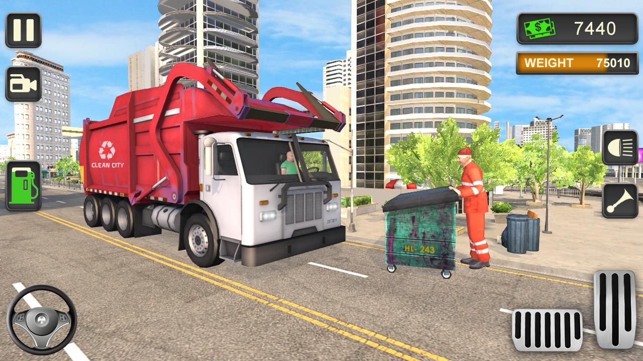 垃圾卡车模拟器游戏中文手机版图片2