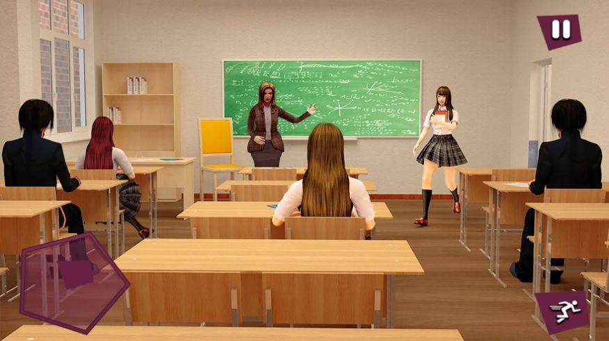 动漫学校的女孩生活模拟器游戏官方安卓版图片3