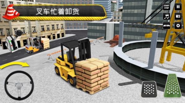 叉车施工模拟器游戏安卓最新版图片3