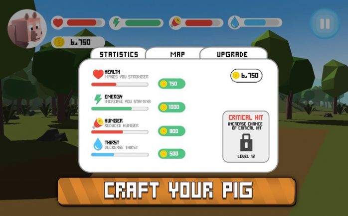 块状猪模拟器3d游戏中文版图片1