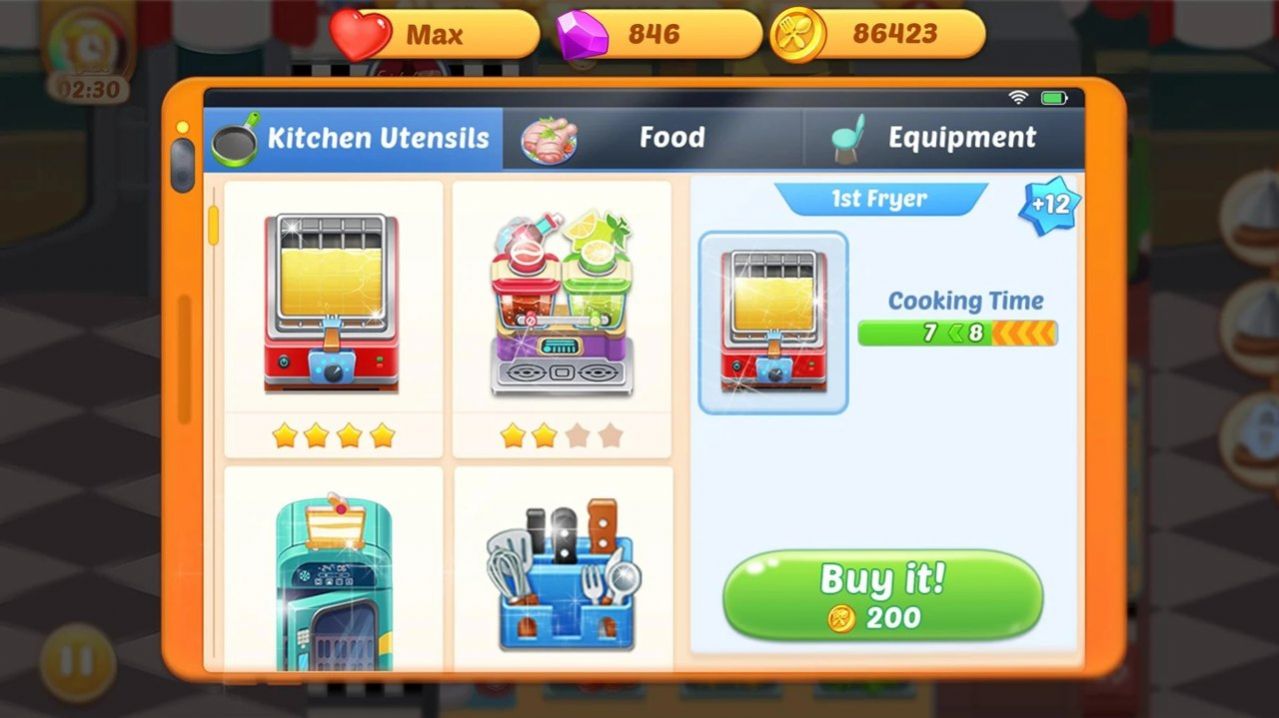 烹饪生活疯狂厨师游戏官方最新版图片3