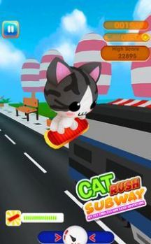 猫猫赶地铁游戏安卓手机版图片1