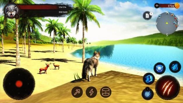 森林荒原狼模拟器游戏安卓手机版图片1