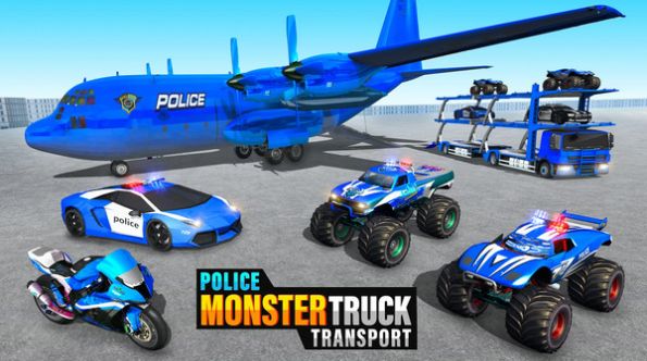 警察巨型卡车运输游戏官方汉化版图片1