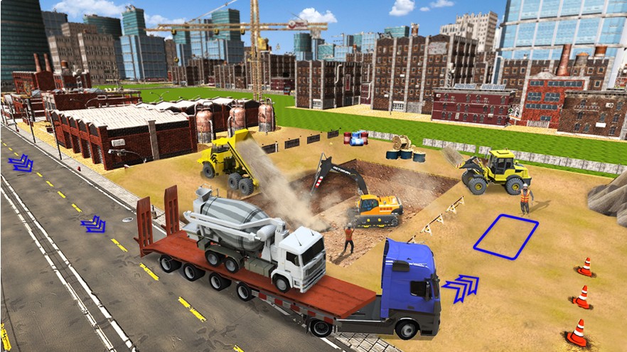 城市施工卡车游戏手机版官方图片3