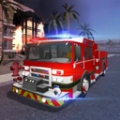 模拟消防车灭火游戏