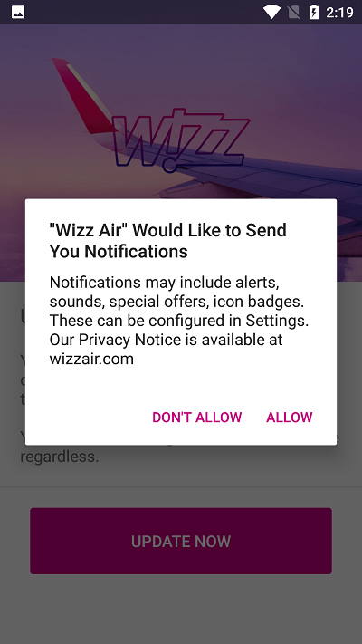wizzair航空app手机正式版图片2