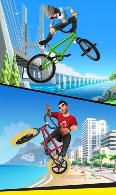 城市翻转骑手特技小游戏手机正式版图片1