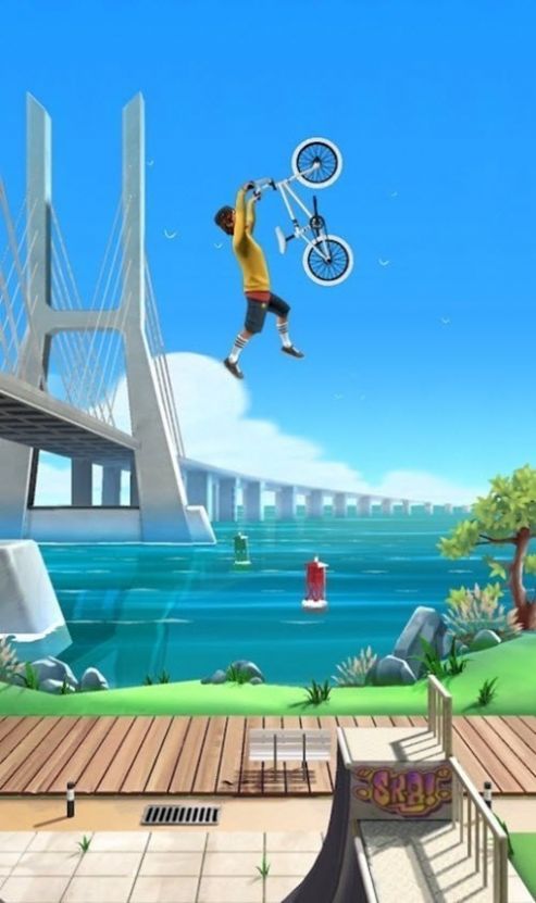 城市翻转骑手特技小游戏手机正式版图片3