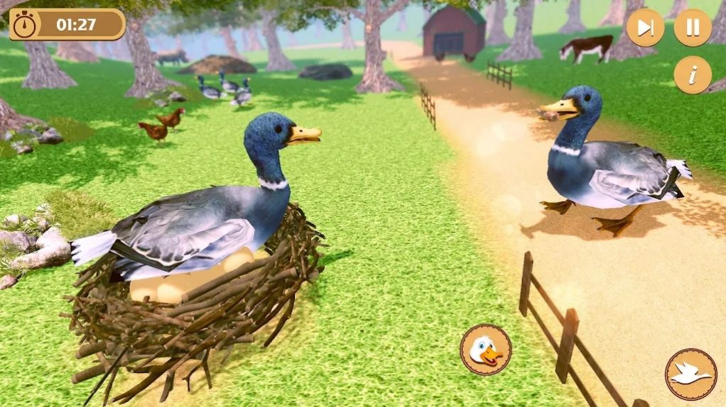 鸭子家庭生活模拟器3D游戏安卓手机版图片2